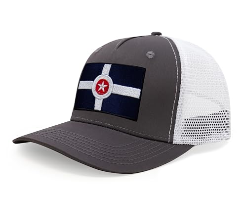 Image of International Tie City Hat for Men and Women, Adjustable Snapback Trucker Baseball Cap with Embroidered Patch