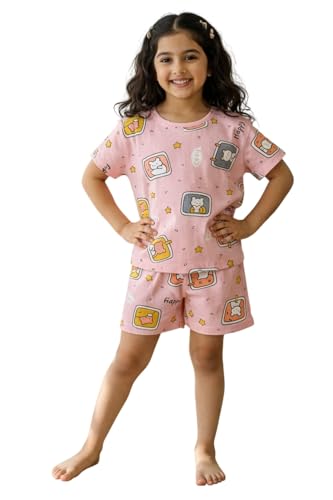 Image of Ninos Dreams Girls T Shirt with Shorts Set