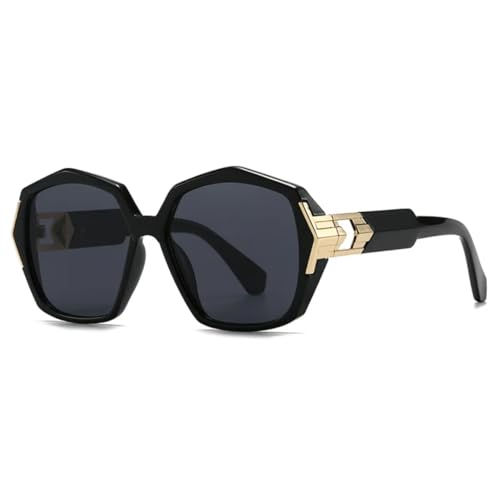 Lunettes de soleil ovales rétro anti-éblouissement protection UV400