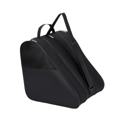 kowaku Roller Skate Bag Skate Carry Bag for Kids Three Layer Capacity Skating Shoes Storage Bag for Ice Hockey Skates Quad Skates