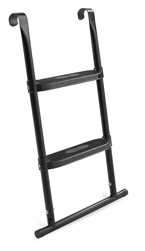 Salta Trampolin Leiter mit 2 Trittstufen - 52 x 82cm - Schwarz