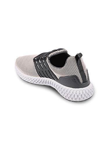 Image of Franco Leone Men Mesh White Grey Sport Shoes