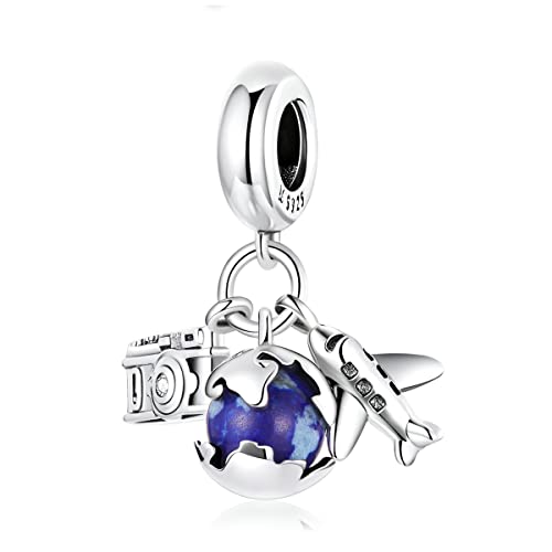 Colgantes de abalorios cámara de plata 925 como regalo de joyería para mujeres y niñas
