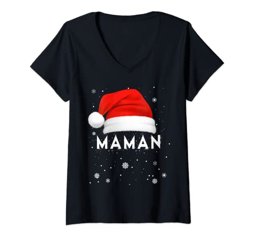 Womens Christmas Pyjamas for Mum, Mother Pyjamas Assorted Gift V-Neck T-Shirt