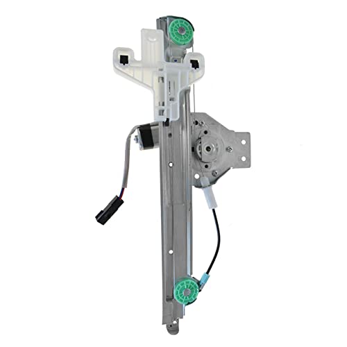 Image of TRQ Rear Right Power Window Regulator & Motor Assembly Passenger Side Compatible with 2007-2012 Dodge Caliber