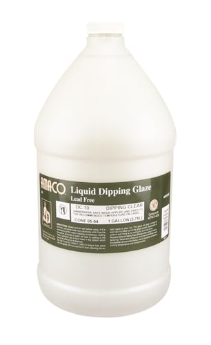 Glaçage liquide transparent AMACO DC-10 3,5 l pour ateliers poterie