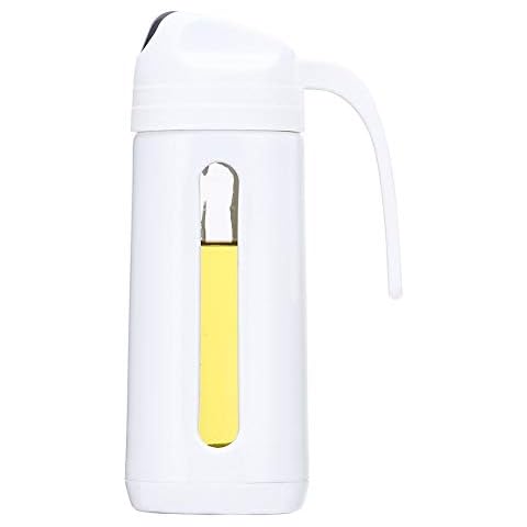 Baomasir Ölspender, Auto Flip Olivenöl Glasflasche, auslaufsicherer Gewürzbehälter mit automatischem Deckel Cover
