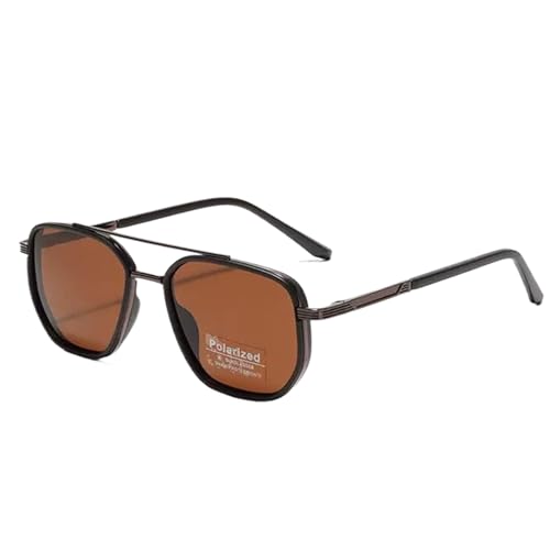 Genérico Gafas de Sol Polarizadas,Montura Cuadrada - Protección UV y Marco Ligero, Accesorio para Exteriores Hombres Mujeres, Viajes, Playa, Fotos y Eventos
