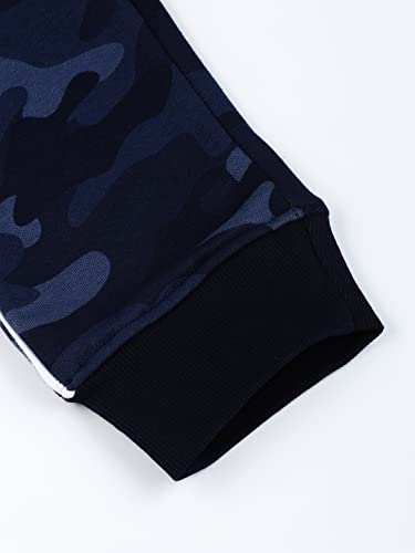 Image of Hubberholme Men's Cotton Slim Fit Camouflage Joggers - Athleisure Track Pant with Drawstring Elastic Waistband for Jogging, Gym, Sports & Dailywear