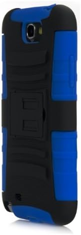 iSee Case Dual Layer Hybrid Kickstand Holster Case with Locking Belt Swivel Clip
