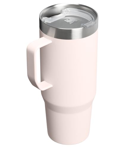 Image of STANLEY The Everyday Suburban Mug | 30 oz | Drink Through Lid | Cup for Coffee, Tea and Drinks | Insulated Stainless Steel Coffee Mug | BPA-Free | Rose Quartz
