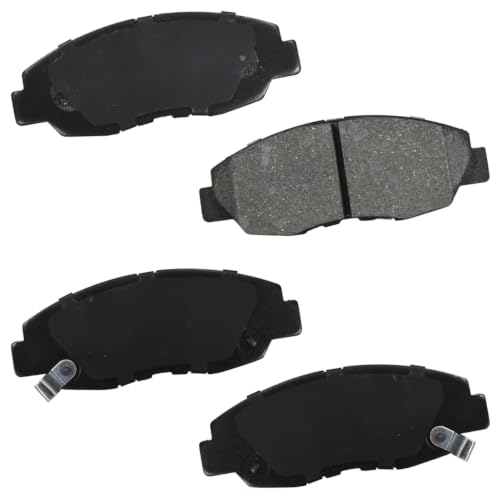 GRC GLOBAL GF465A Ceramic Front Brake Pads for Acura EL 1997–2005, Honda Accord 1998–2002, Civic 1996–2011, Insight 2010–2014