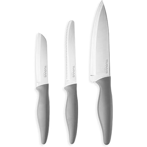 nuovva Essential Kitchen Knife Set - 3 Pieces Cover