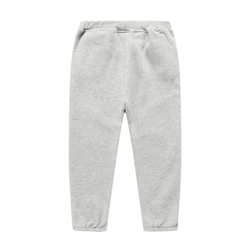 Image of Mud Kingdom Kids Fleece Jogger Pants Winter Cute Bear