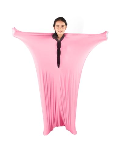 TOPARCHERY Sensory Sox Body Socks 56 x 27 Full Body Wrap to Relieve Stress Deep Pressure Simulation BodyGood for Height: 52-61 LargePink