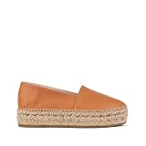 Kanna - Handgefertigte Flache Espadrilles - ÖKO-Design (Brauner - 35)