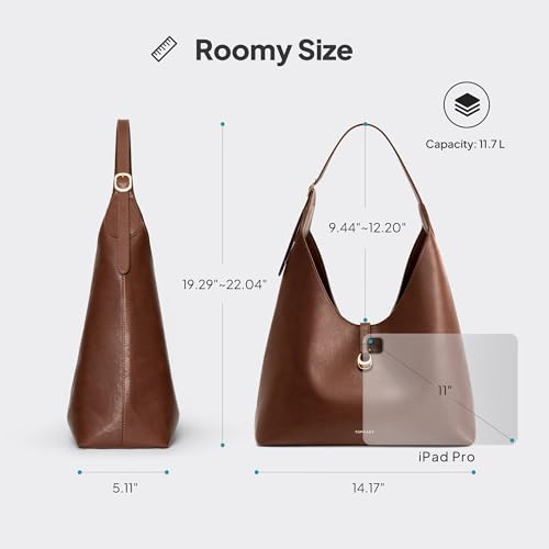 TOPEAST Slouchy Hobo with Wallet