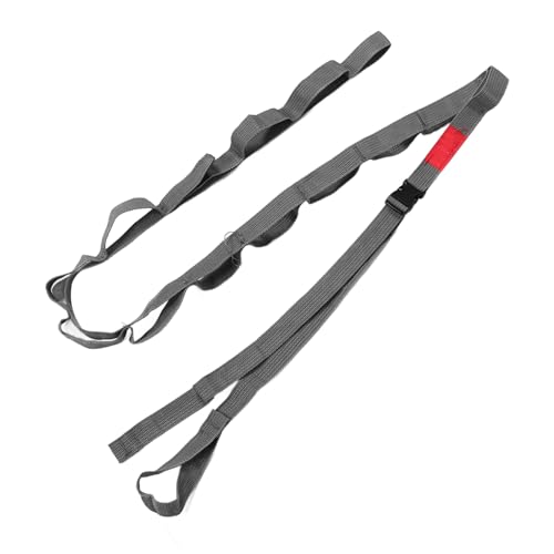 HOLIDYOYO Camping Clothesline Portable Windproof Drying Rope Adjustable Antislip Laundry Line for Use for Travel Camping Durable Dark Grey Strap