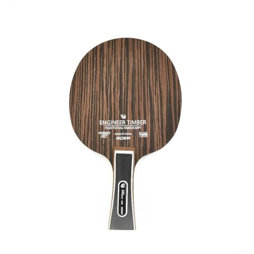 Raqueta de tenis de mesa de alto rendimiento con placa inferior profesional para principiantes y jugadores profesionales (Dalbergia)