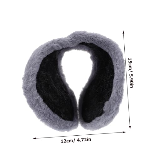 LIFKOME Plush Ear Muffs for Men Comfortable Winter Ear Warmers with Adorable Design for Cycling and Cold Weather2
