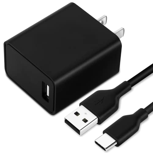 UL Listed Quick Charger Wall Charger, 15W QC Fast Charging USB Charger Power Adapter Wall Plug with 4ft Cord for Xiaomi Redmi Note 8 Comes with 4 Foot USB Type-C Cable