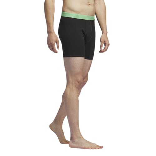 Image of Adidas Men's Boxer Shorts (Pack of 3) Boxer Brief Cyclist Underwear (Size S - 3XL) - Comfortable Underwear Men
