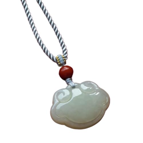 グリーン翡翠ネックレス、風水ネックレス、天然ヘティアンネフライト翡翠ネックレス、ロングライフロックラッキーチャームペンダントネックレス、翡翠アミュレットチョーカー、お守り、ストーン、富、瞑想ジュエリー、幸運のネックレス。