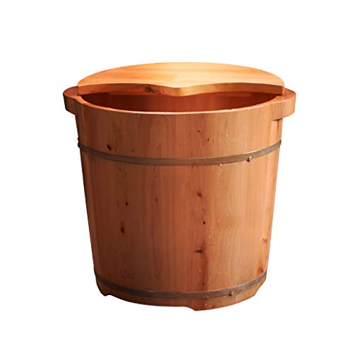 Spa de pies en madera de cedro con tapa 40 cm