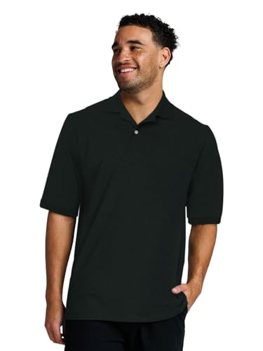 Jerzees Mens Spot Shield Short Sleeve Polo Sport Shirt