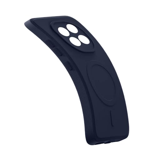 Image of Back Cover | MagFit Ring Design (Non-Magnetic) | Shockproof Case | Anti-Slip Grip | Raised Camera Edges | Slim Protective Case for Mi Redmi Note 15 5G / Note 15 SE 5G / Poco M8 5G (Steel Blue)