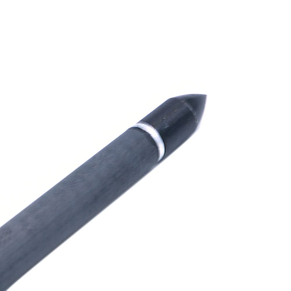12 pz 7.5 Inch Verde Piuma Puro Bullone In Carbonio Puro, 5 Pollici Goccia Piuma Freccia con Testa Sostituibile per Compound E Ricurvo Arco