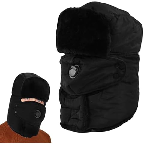 XRPRPX Bonnet d'hiver avec masque Cover