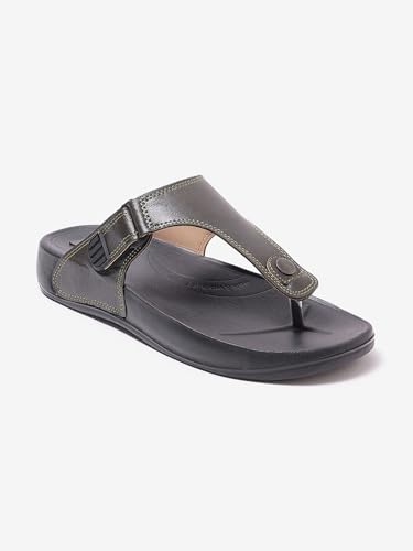 Image of WELCOME Soft Men's Slippers with Cushion FootBed for Adult | Comfortable & Light Weight | Stylish & Anti-Skid | Waterproof & Regular Flip Flops for Gents /Boys
