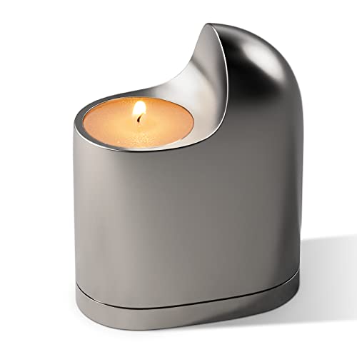 MAJOYLIFE Chandelier Acier Inoxydable,Bougeoir Métal de Conception Simple pour Décor de Salon et de Chambre à Coucher,Prière et Célébration (C1) Cover