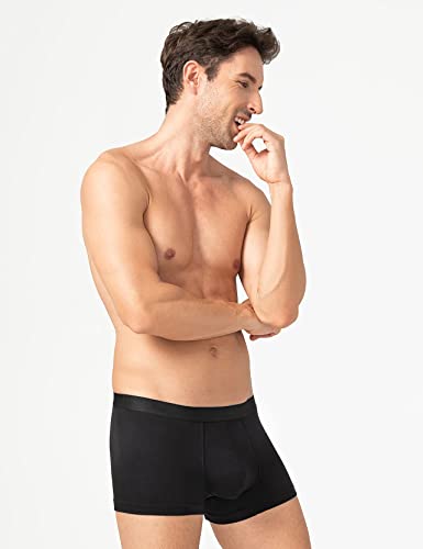 Image of dockstreet Ultra Soft, 100% Cotton Smooth Boxer Brief Comfortable Stretchable /Soft Fabric Brief Trunk Styled Underwear for Men