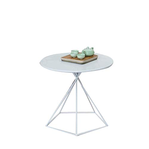 HTLLT Storage Table Small Apartment Decoration Table Single Layer Meta