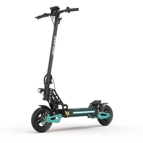 SKERI ES9 Ultra Electric Scooter,34MPH High-Speed E Scooter with Dual Suspension, Dual Disc Brakes and 360° Lighting System, 800W Peak Motor,30 Miles Long Range,10