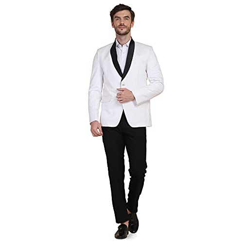 Image of TAHVO Grey Notched Lapel Blazer with Hanky