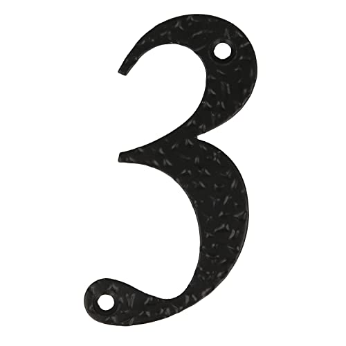 Amig, Number for Houses or Gates, No. 3-100 x 65 mm, for Exterior Walls or Walls of Homes