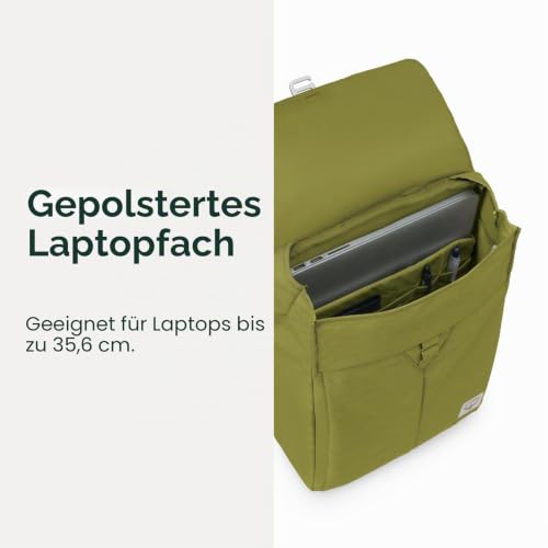 Osprey Arcane Flap Pack Rucksack für Lifestyle, unisex Matcha Green Heather O/S – Ansicht 4