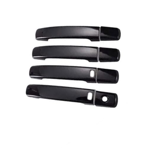 Garniture protection poignée porte noire brillante pour Sentra