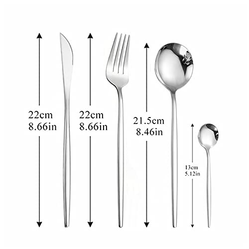 Couverts de table noirs set de vaisselle chic pour dîner