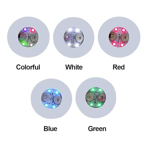 Dessous de Verre LED Autocollants à Éclairage Blanc Intense - 4