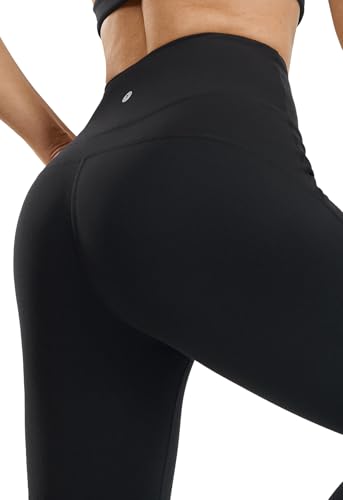 PERSIT Women's Buttery Soft Yoga Leggings 25''/28''-High Waisted Gym Leggings for Women with Hidden Pockets On The Waist for Workout - Image 4