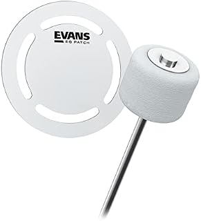 Evans EQPAF1 AF pojedyncza łatka na pedał, biała