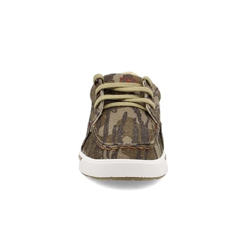 Image of Twisted X Kid's Kicks Low Top Casual Sneakers, Mossy Oak Bottomland Camo,12.5 M