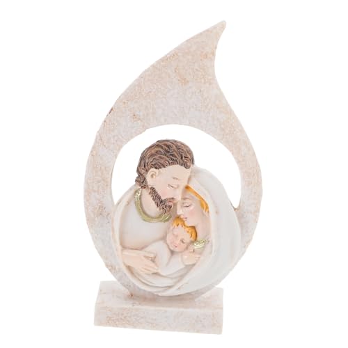 Statues de Jésus Nativité : cadeau religieux chrétien idéal en lot de 4 statues - 7