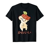 mushroom - cute kawaii anime frog - japanese aesthetics maglietta