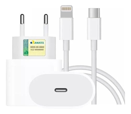 IA nos Smartphones: Como o iPhone Está Ficando Mais Inteligente 5 Kit Carregador Turbo 25W Porta USB-C + Cabo USB Tipo-C para Light...