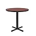 Correll BXT42R-21 Cherry Top and Black Base Round Bar, Caf? and Break Room Table, 42"